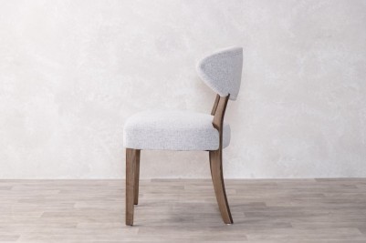 paris dining chair light grey side view